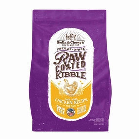 Stella & Chewys Freeze-Dried Raw Coated Kibble Chicken Grain-Free Dry Cat Food