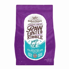 Stella & Chewys Freeze-Dried Raw Coated Kibble Salmon Grain-Free Dry Cat Food