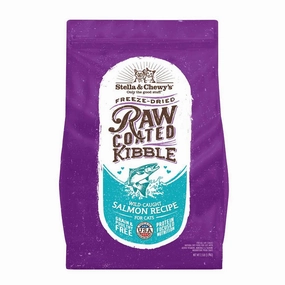Stella & Chewys Freeze-Dried Raw Coated Kibble Salmon Grain-Free Dry Cat Food