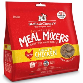 Stella & Chewys Meal Mixers Chewys Chicken Grain-Free Freeze-Dried Raw Dog Food