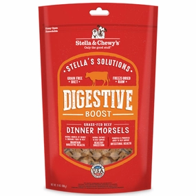 Stella & Chewys Stellas Solutions Digestive Boost Beef Grain-Free Freeze-Dried Raw Dog Food