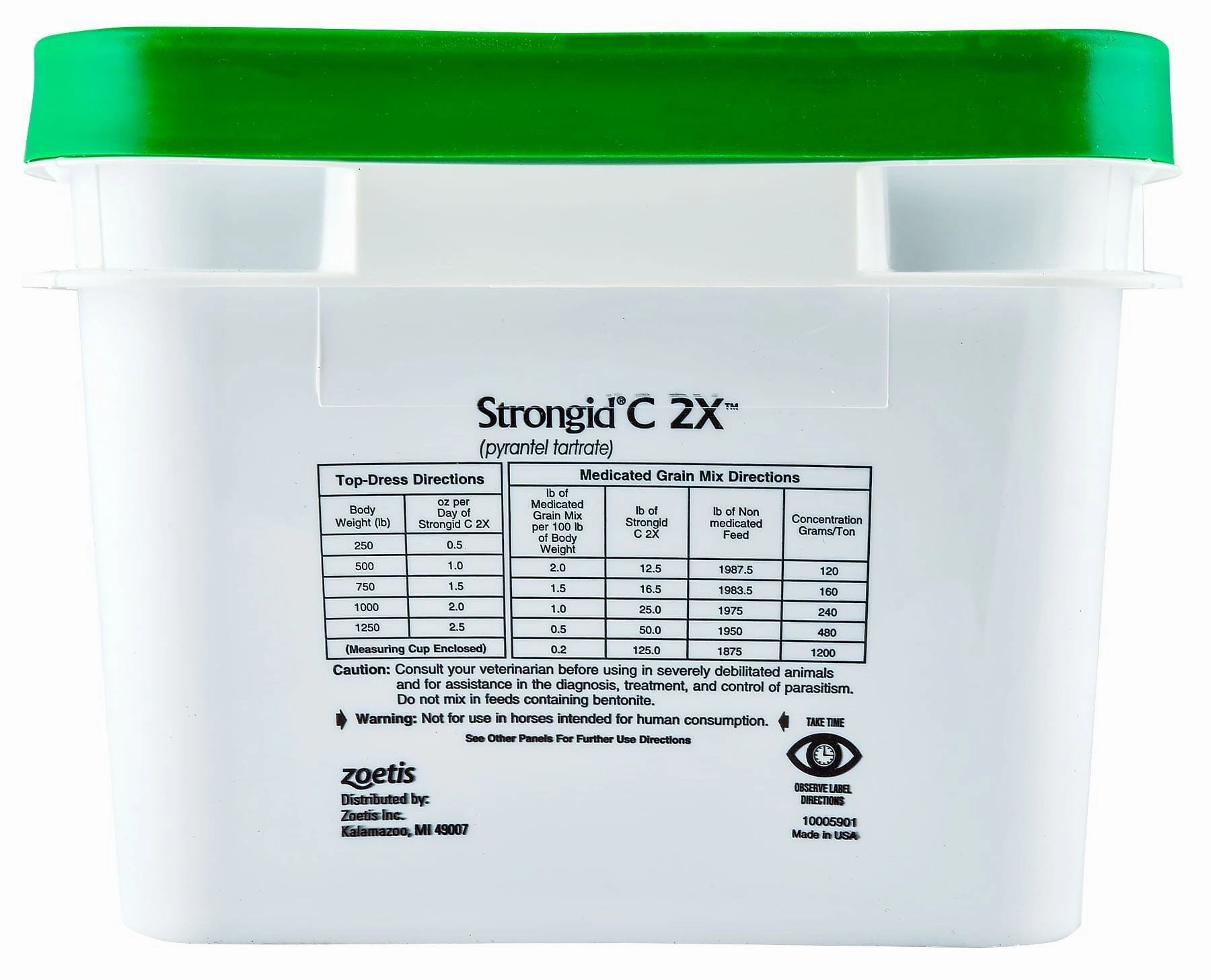Strongid C 2X  Concentrated Daily Equine Anthelmintic