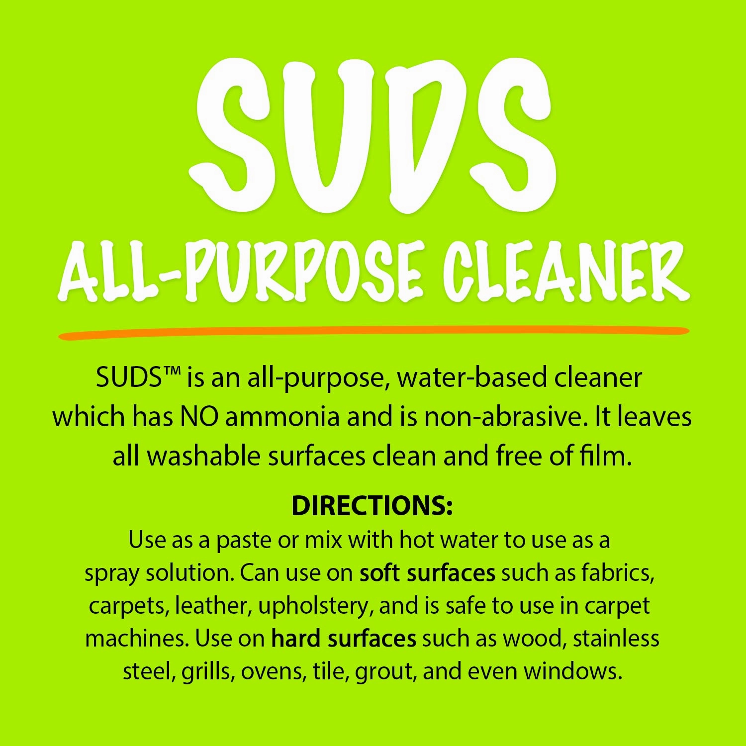 Suds All Purpose Cleaner, 8 oz