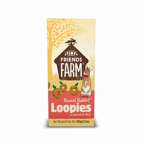 Supreme Tiny Friends Farm Russel Rabbit Loopies Carrot & Mint 100g
