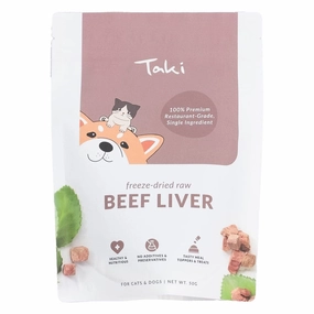 Taki Beef Liver Freeze-Dried Treats For Cats & Dogs 50g