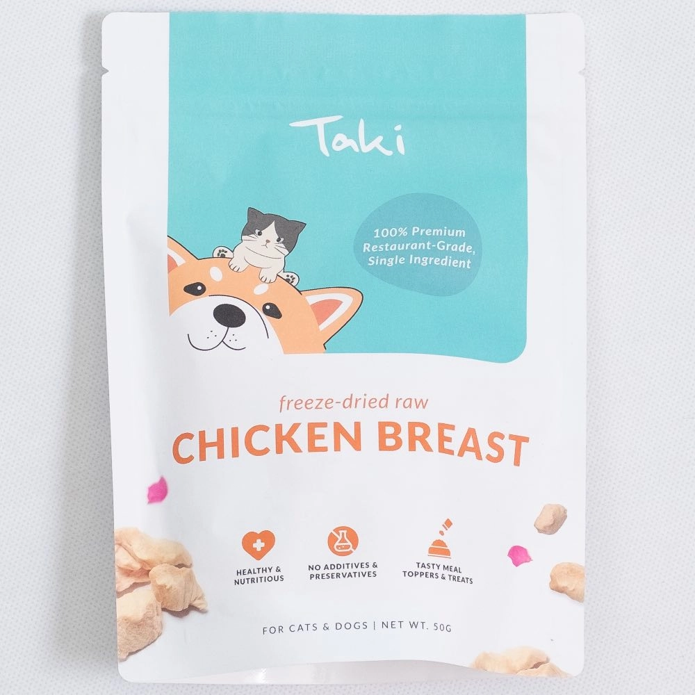 Taki Chicken Breast Freeze-Dried Treats For Cats & Dogs 50g