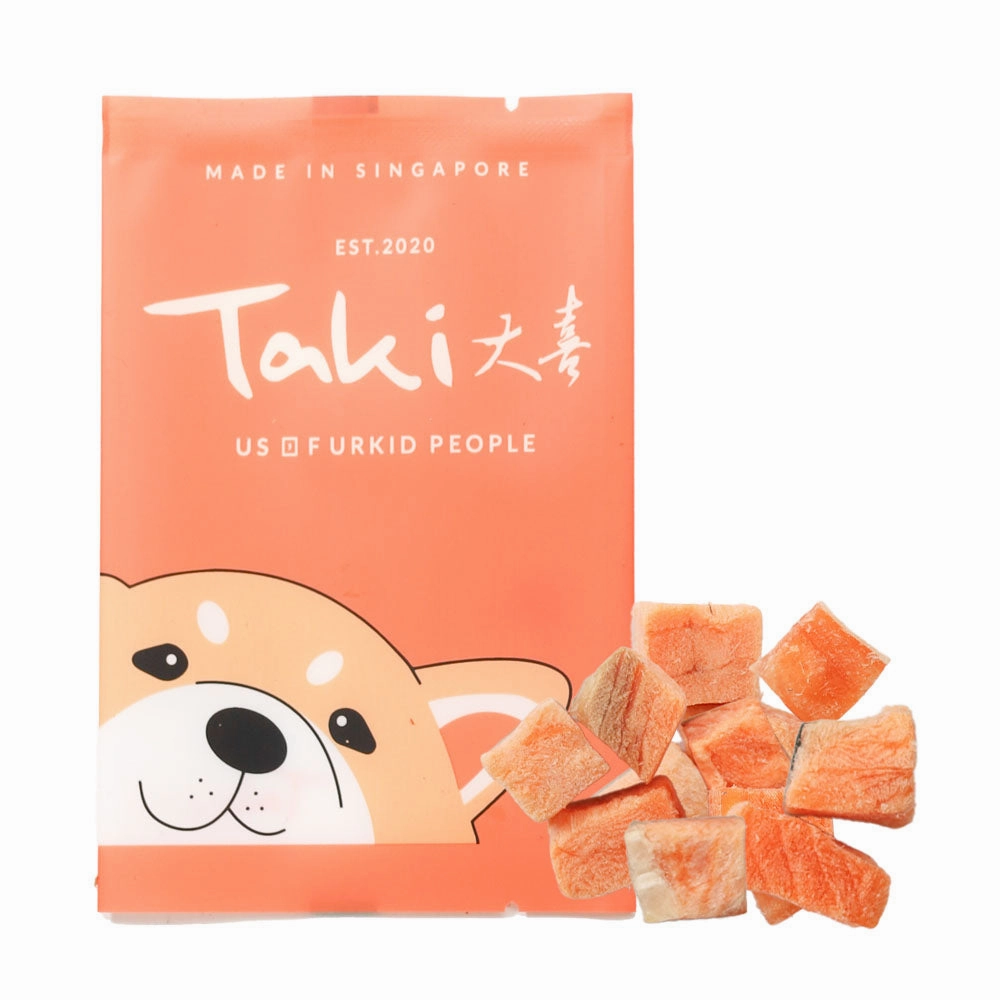 Taki King Salmon Freeze-Dried Treats For Cats & Dogs (1 Packet) 9g