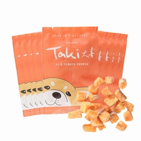 Taki Scottish Salmon Freeze-Dried Treats For Cats & Dogs (10 Packets) 90g