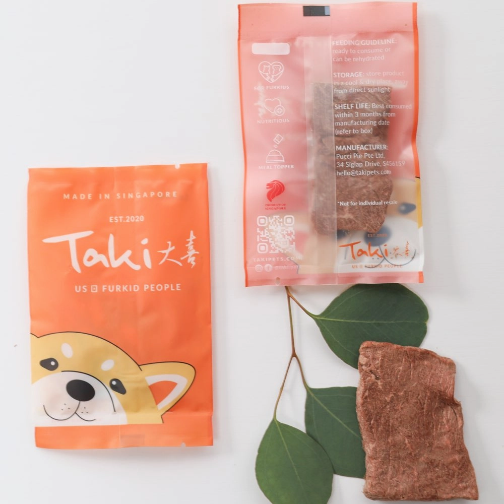 Taki Wagyu Beef Steak Freeze-Dried Treats For Cats & Dogs (12 Packets) 84g