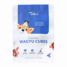 Taki Wagyu Cubes Freeze-Dried Treats For Cats & Dogs 50g
