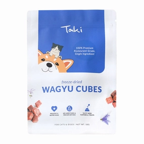 Taki Wagyu Cubes Freeze-Dried Treats For Cats & Dogs 50g