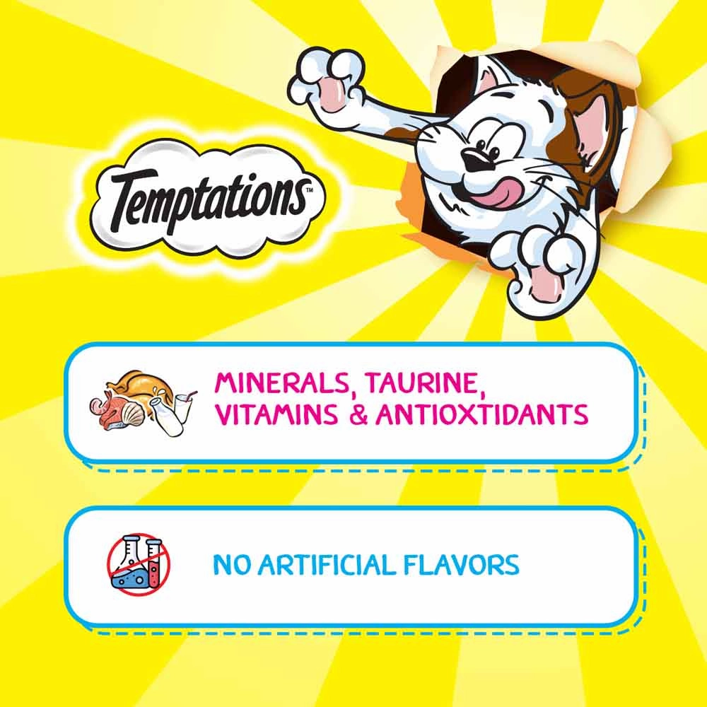 Temptations Savory Salmon Cat Treats 75g