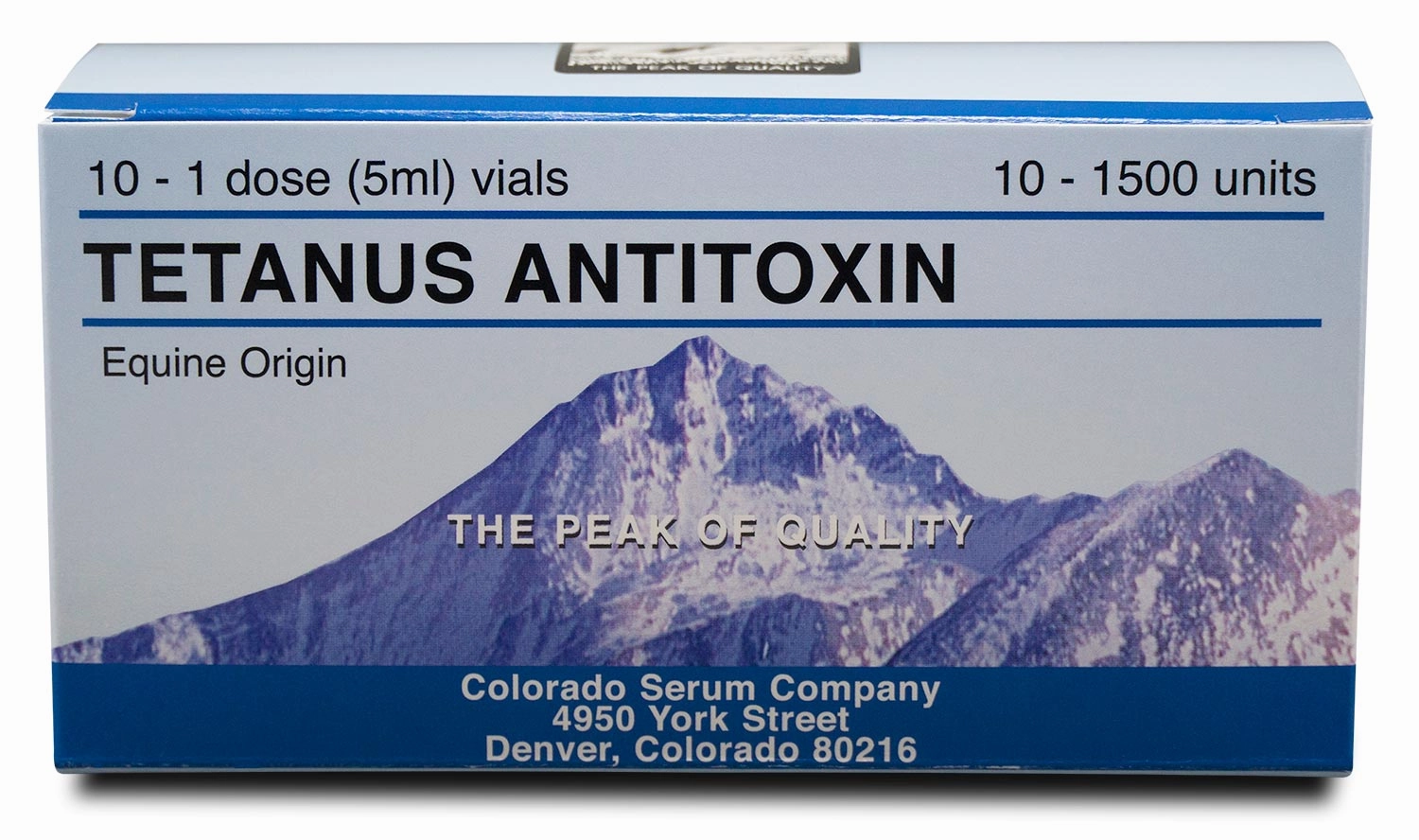 Tetanus Antitoxin Vaccine for Horses & Livestock