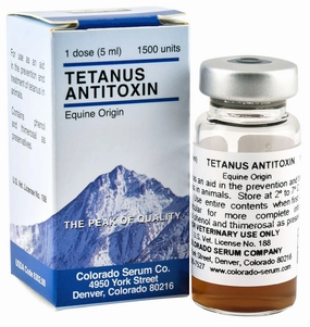 Tetanus Antitoxin Vaccine for Horses & Livestock