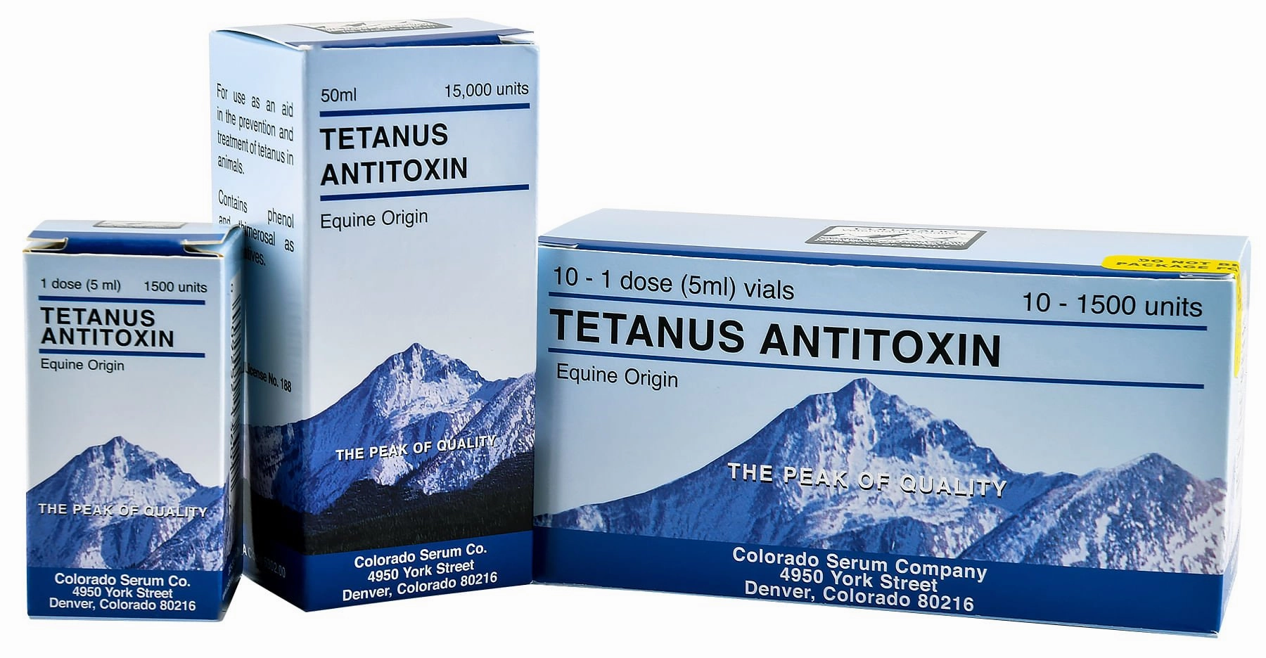 Tetanus Antitoxin Vaccine for Horses & Livestock