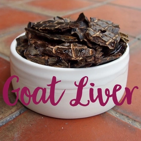 The Barkery Goat Liver Dehydrated Grain-Free Dog Treats 100g
