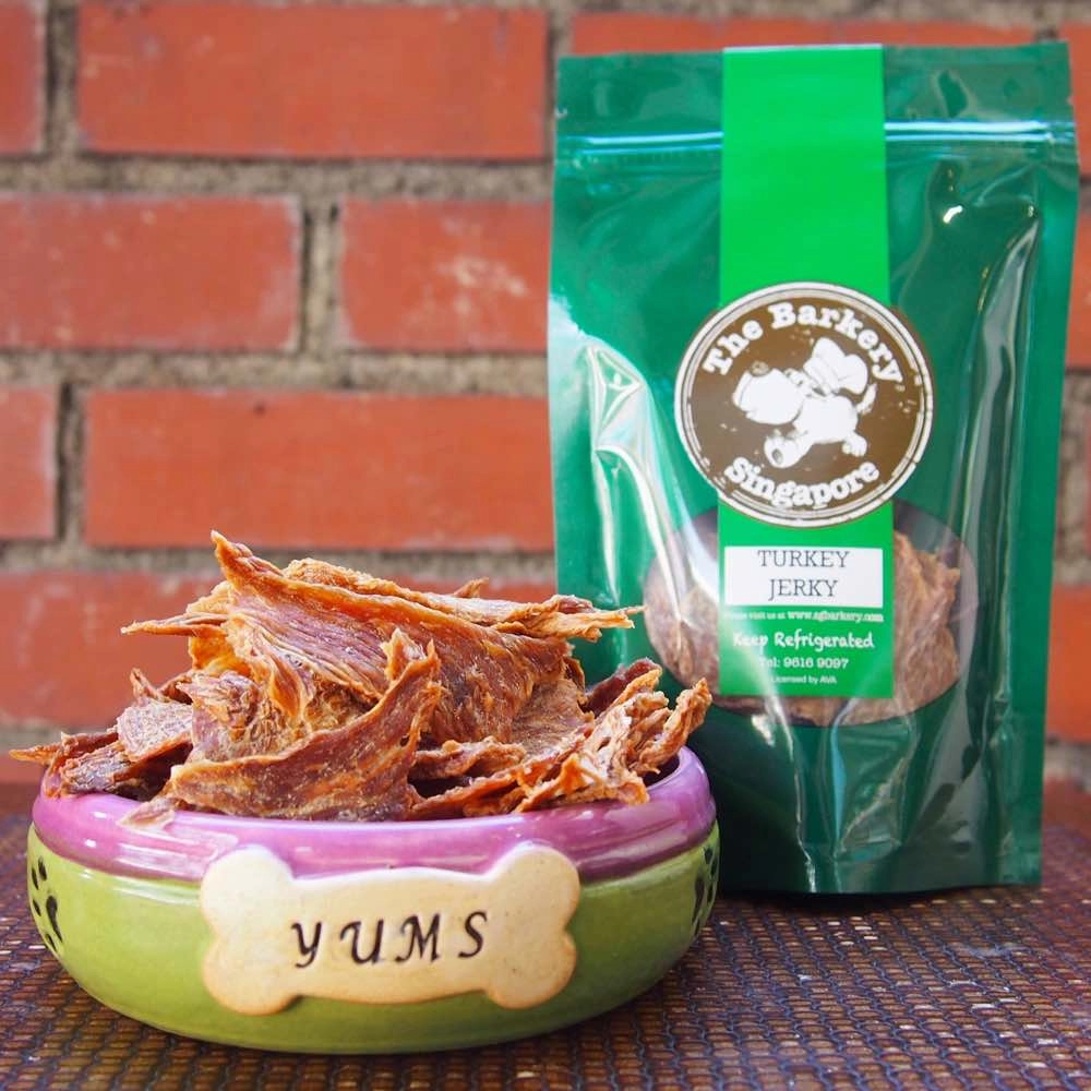The Barkery Turkey Jerky Dehydrated Dog Treats