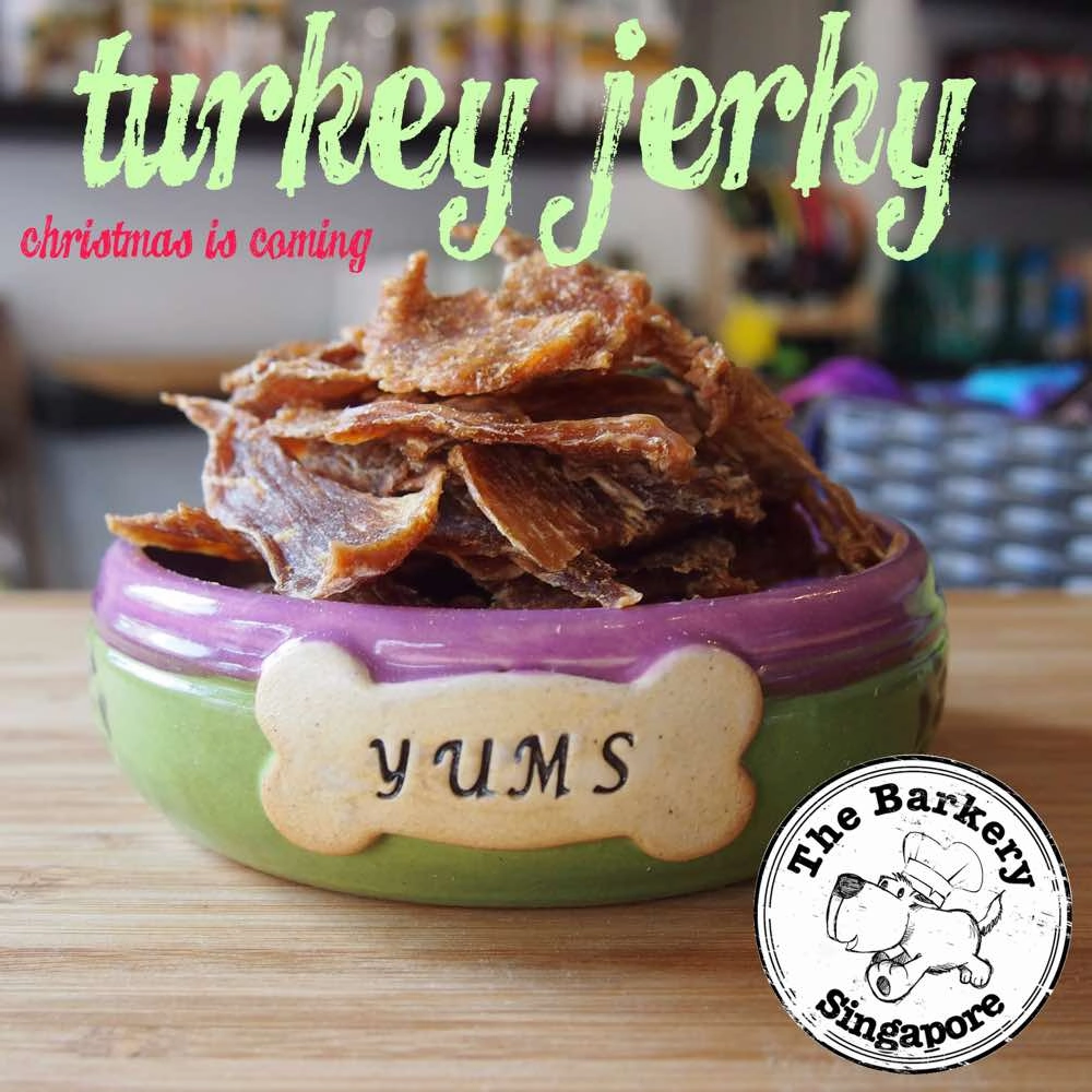 The Barkery Turkey Jerky Dehydrated Dog Treats