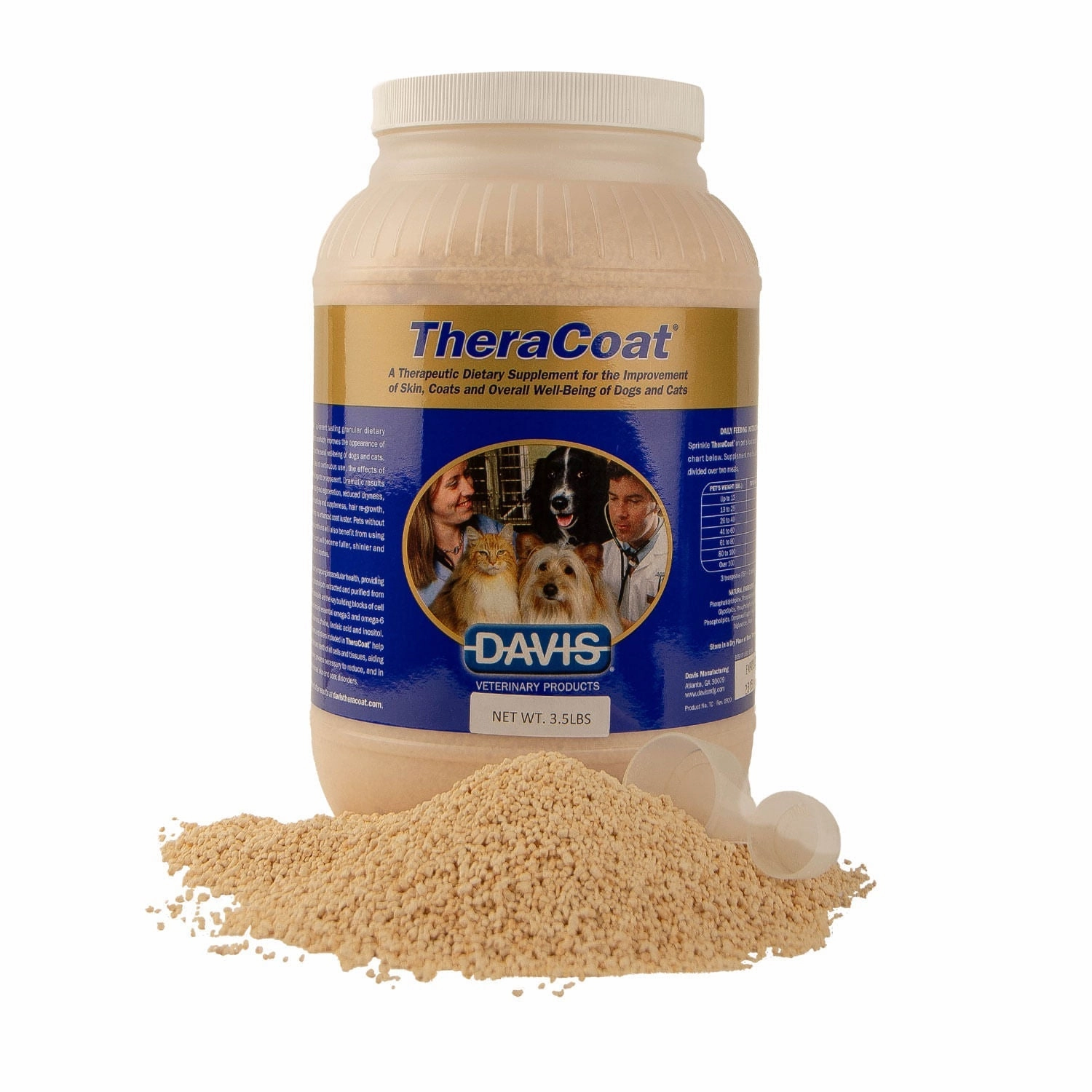 TheraCoat Skin & Coat Supplement for Dogs & Cats