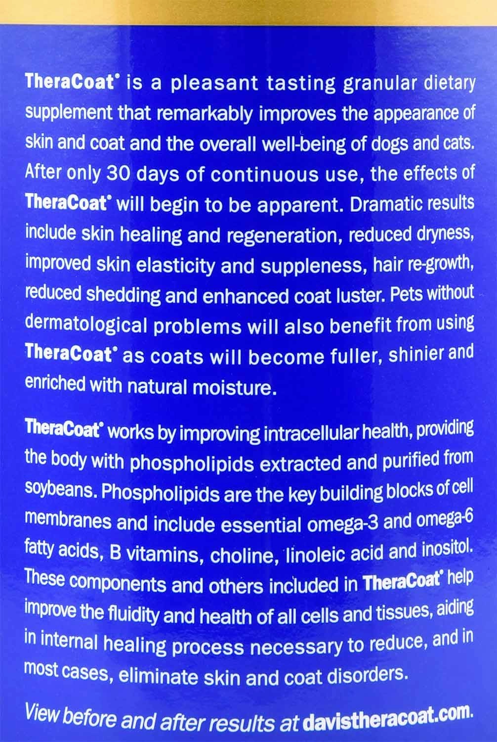 TheraCoat Skin & Coat Supplement for Dogs & Cats
