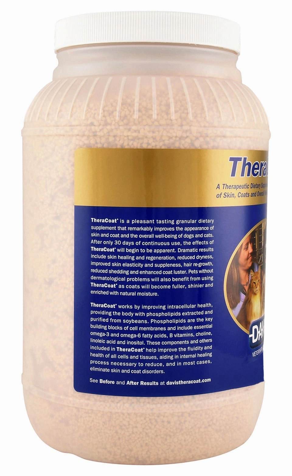 TheraCoat Skin & Coat Supplement for Dogs & Cats
