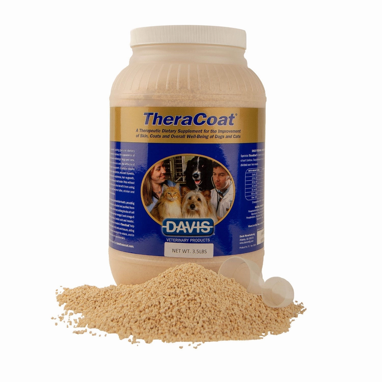 TheraCoat Skin & Coat Supplement for Dogs & Cats
