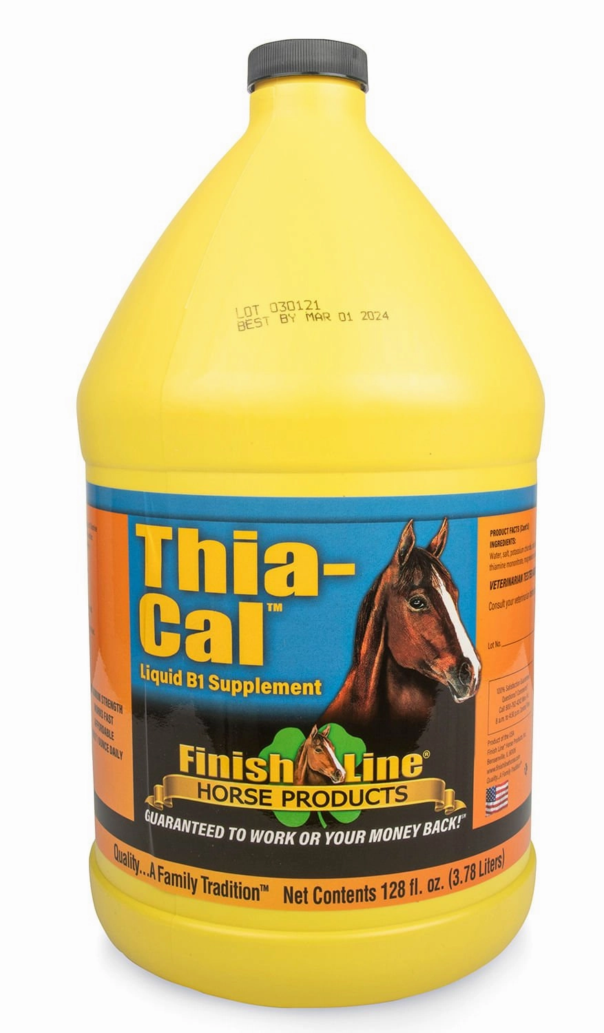 Thia-Cal Liquid B1 for Horses, Gallon