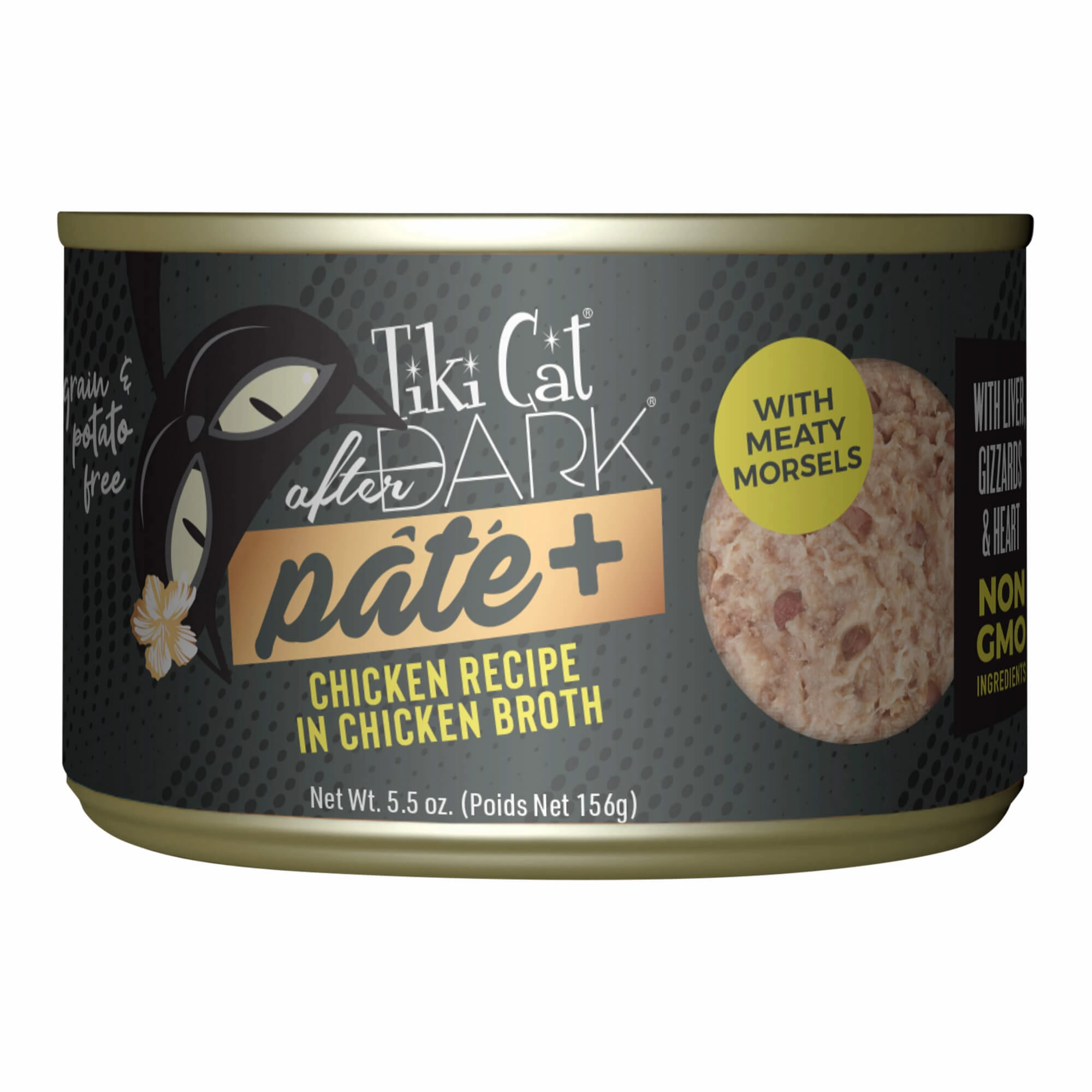Tiki Cat After Dark Pate  Wet Cat Food, Chicken