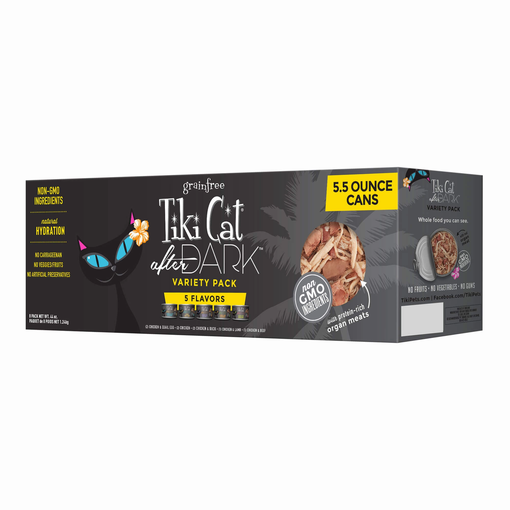Tiki Cat After Dark Wet Cat Food, Variety Pack