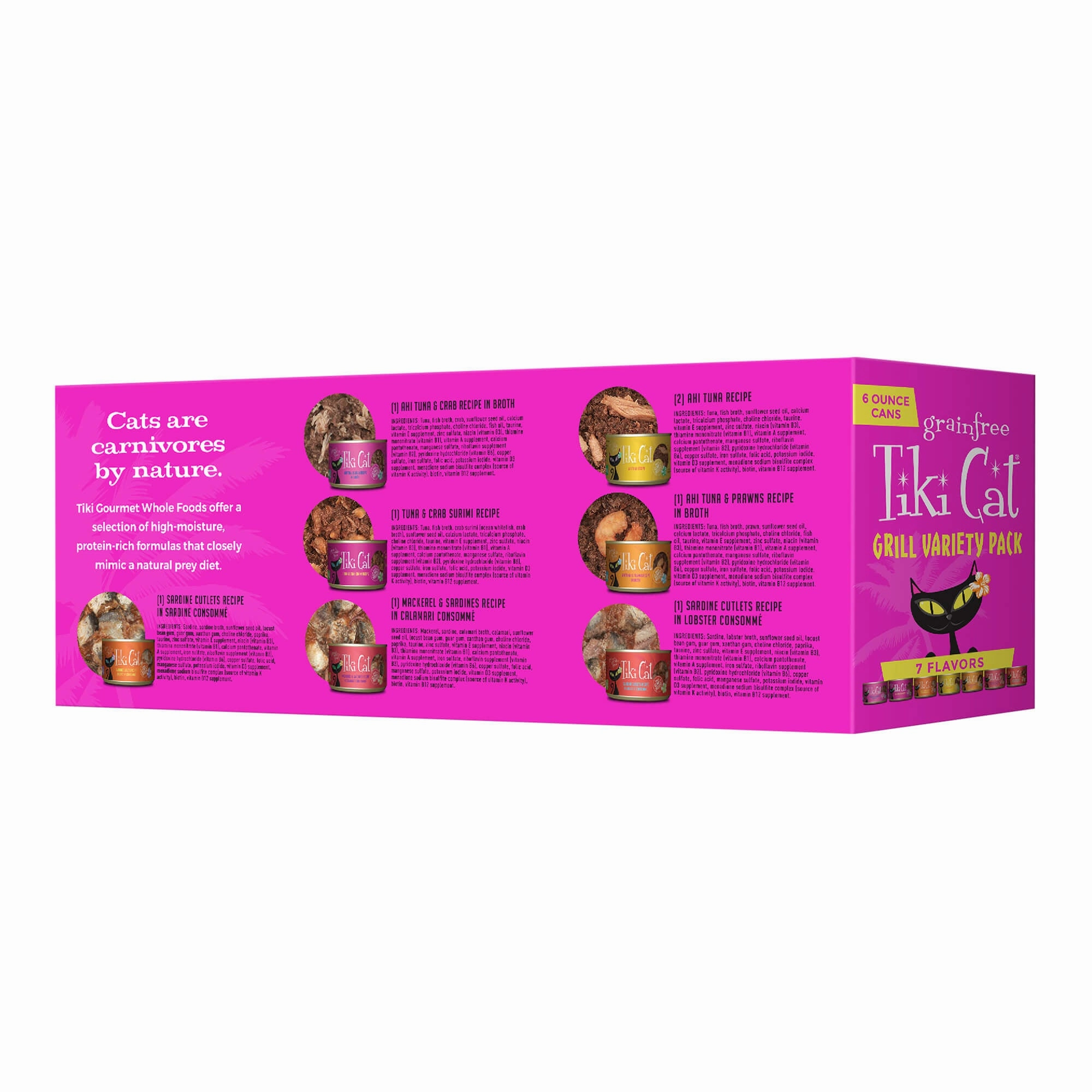 Tiki Cat Grill Wet Cat Food, Variety Pack