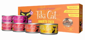Tiki Cat King Kamehameha Luau Variety Pack Canned Cat Food