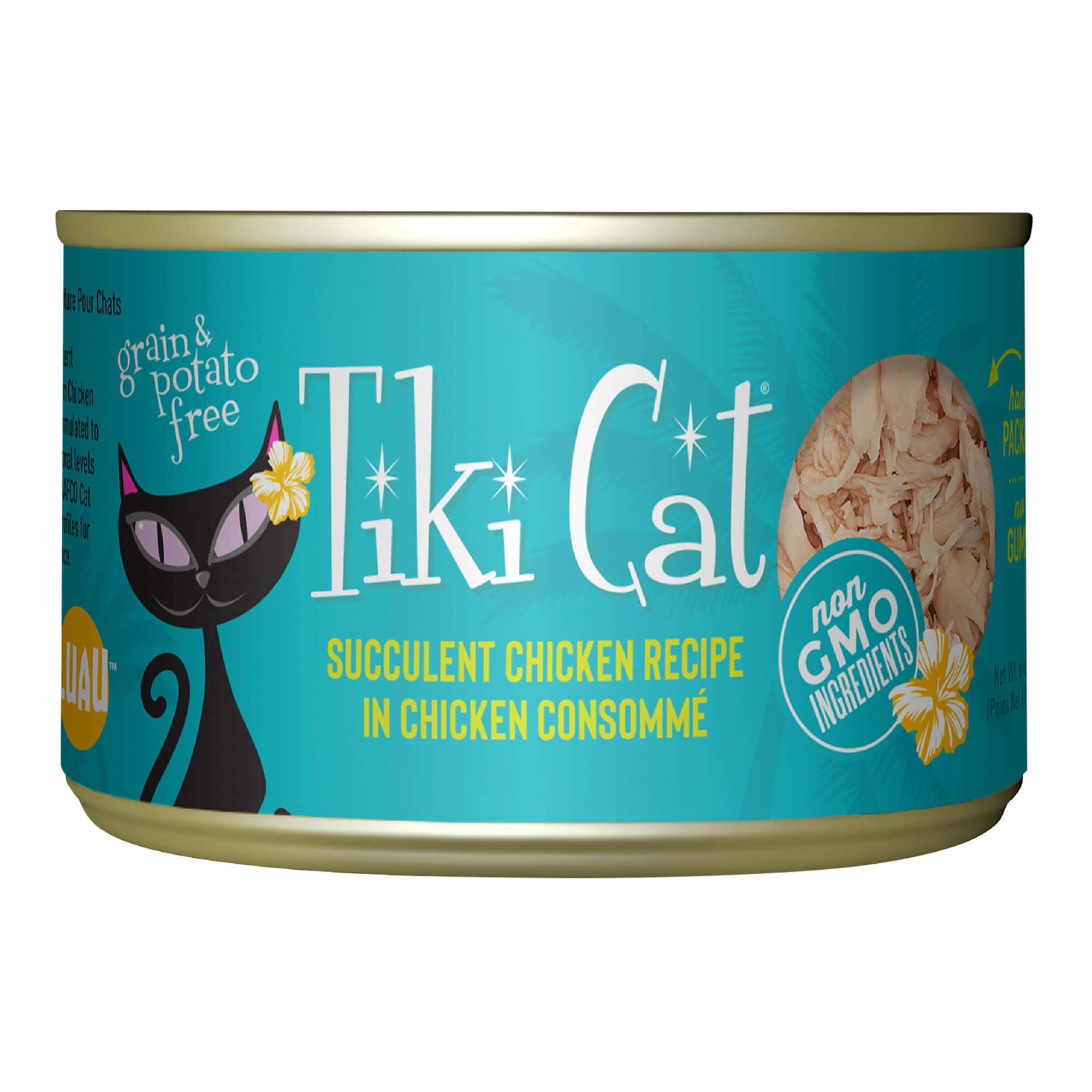Tiki Cat Luau Wet Cat Food, Succulent Chicken