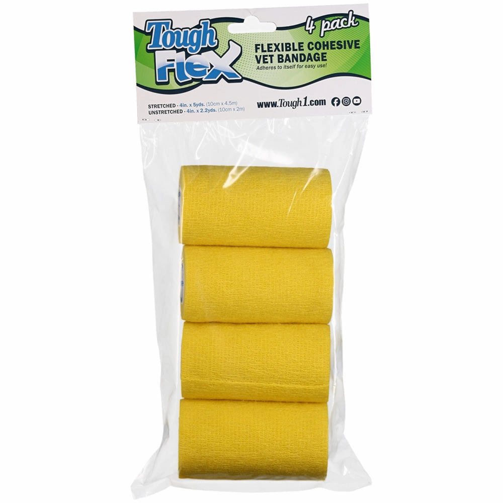 Tough Flex Cohesive Vet Bandages, 4 pk
