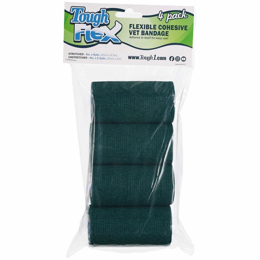 Tough Flex Cohesive Vet Bandages, 4 pk