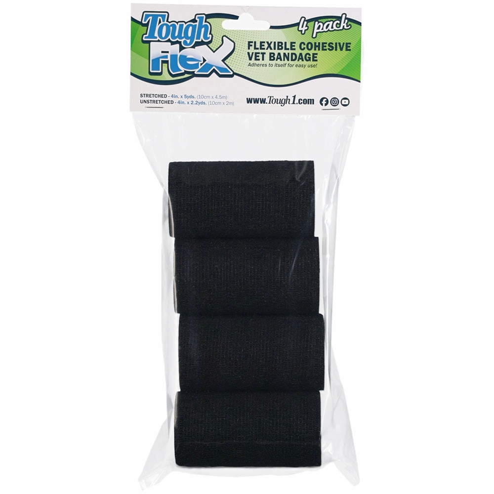 Tough Flex Cohesive Vet Bandages, 4 pk
