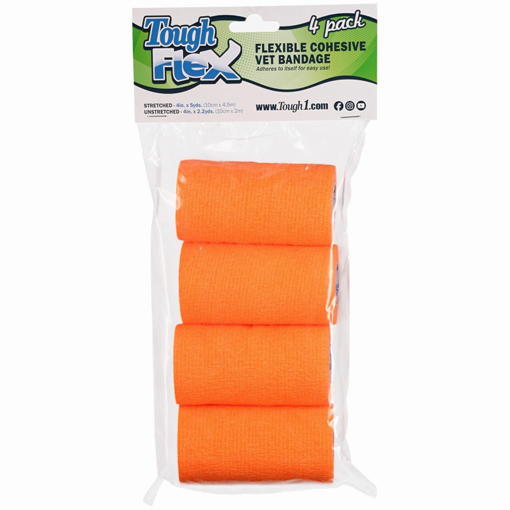 Tough Flex Cohesive Vet Bandages, 4 pk