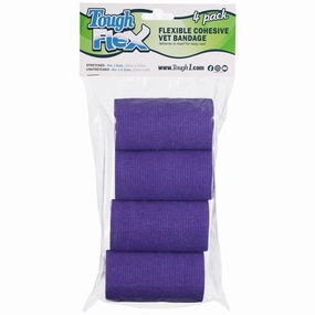 Tough Flex Cohesive Vet Bandages, 4 pk