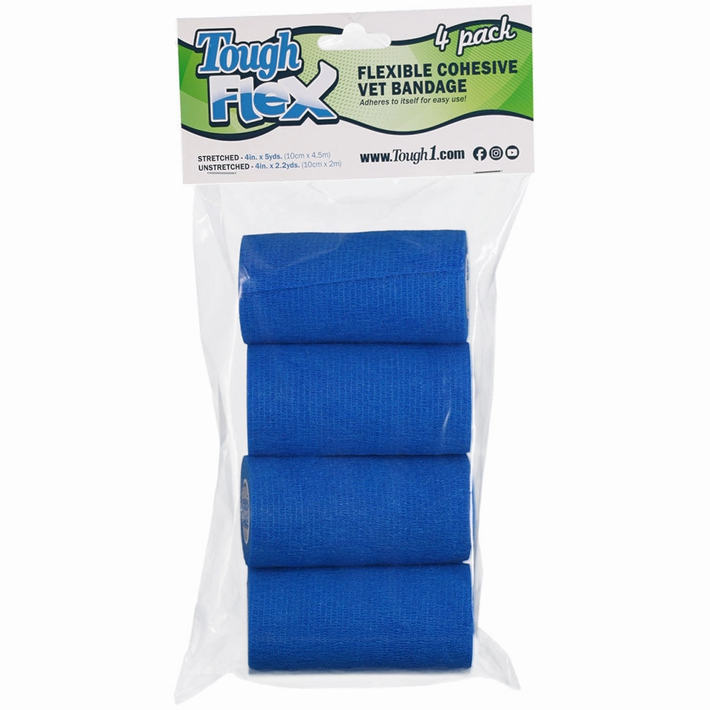 Tough Flex Cohesive Vet Bandages, 4 pk