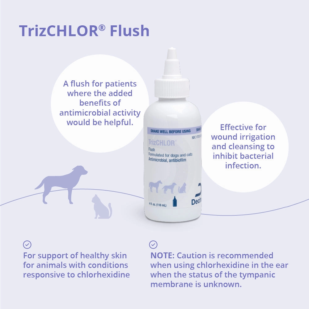 TrizChlor Ear Flush for Dogs and Cats, 4 fl oz