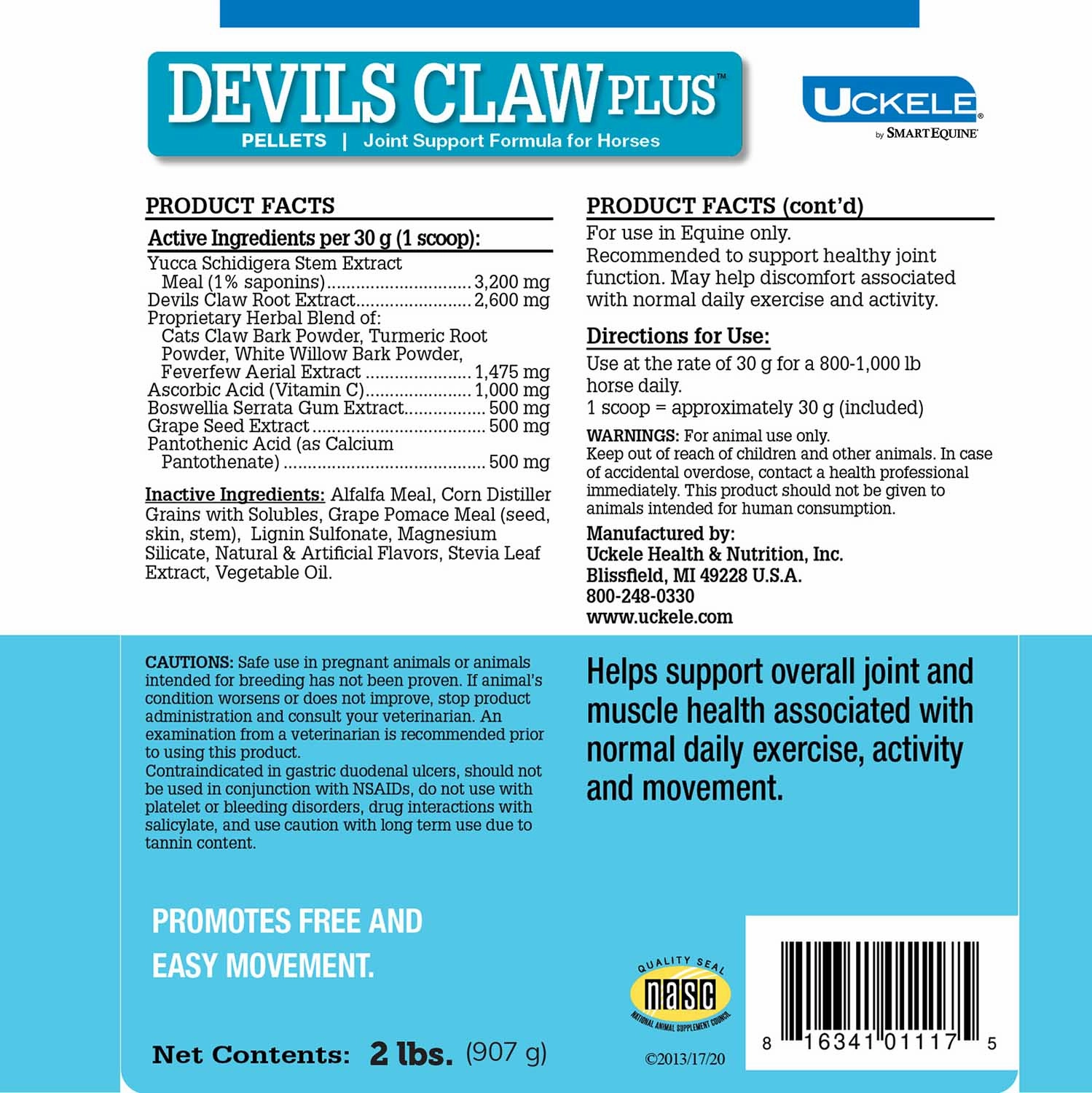 Uckele Devil's Claw Plus Granular