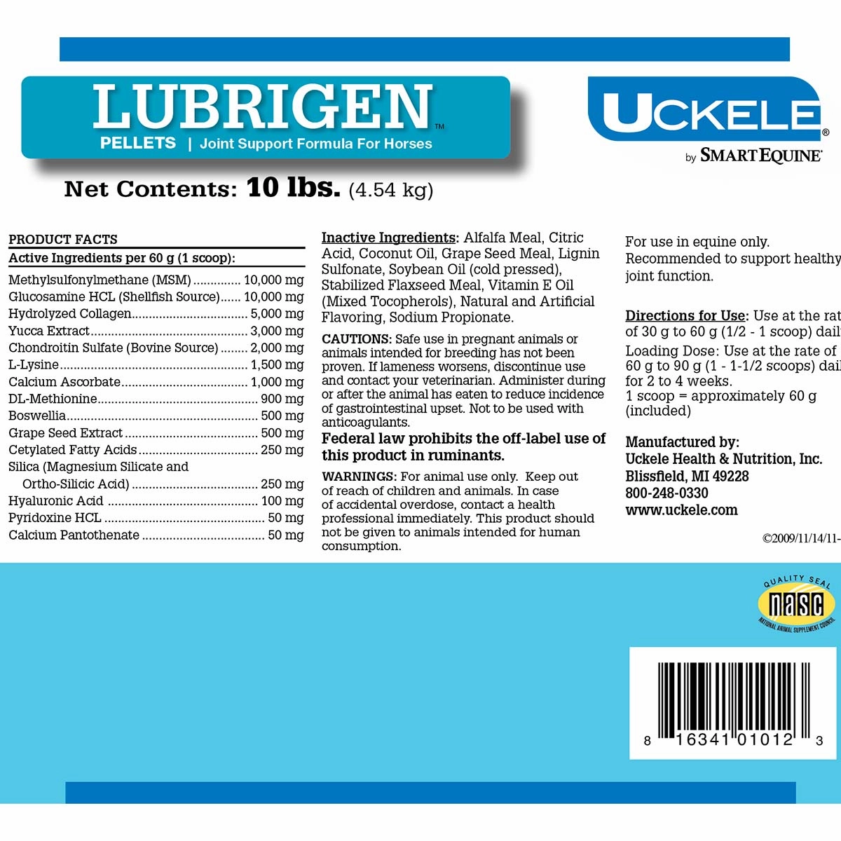 Uckele Lubrigen Pellets