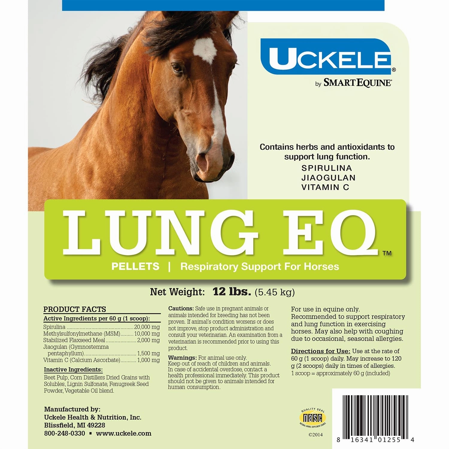 Uckele Lung EQ Pellets
