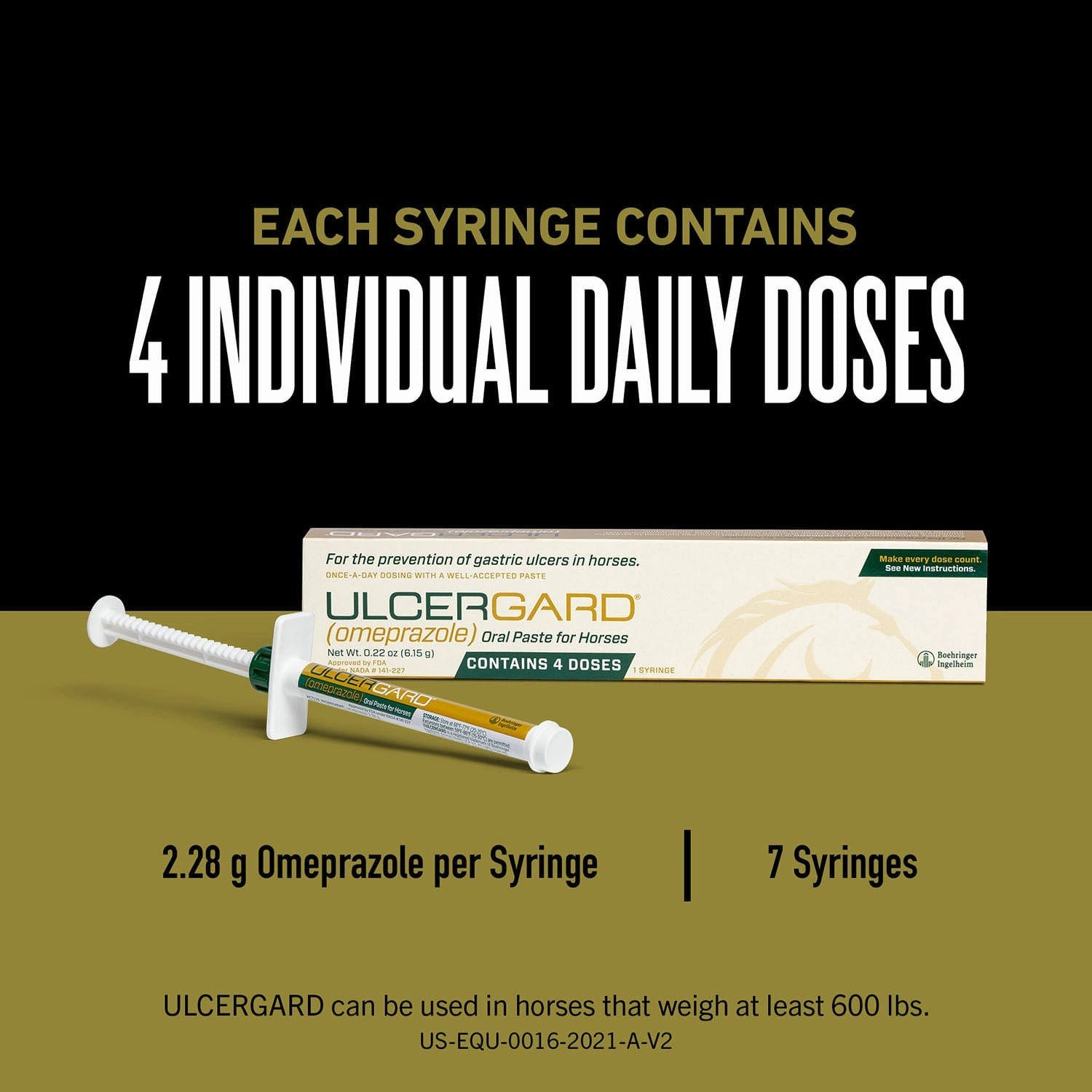 UlcerGard (omeprazole) Oral Paste Ulcer Treatment for Horses