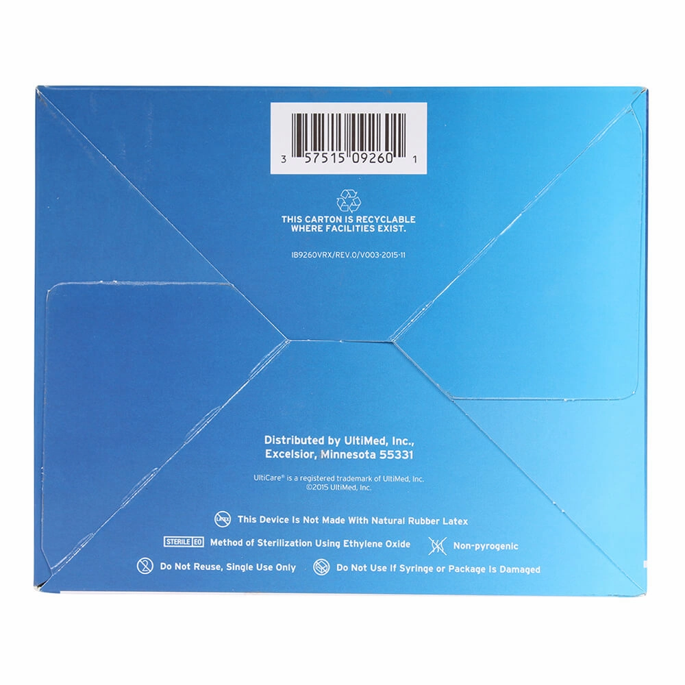UltiCare U-40 Insulin Syringes, 29ga x ", Box of 100 ct