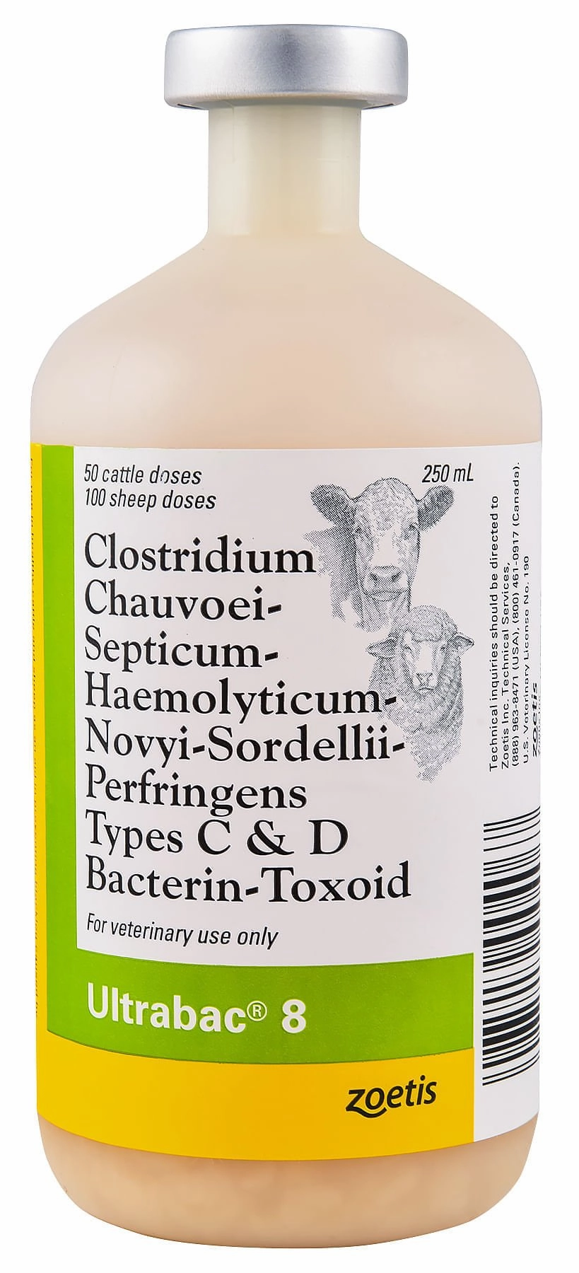 Ultrabac 8 Blackleg Vaccine for Cattle & Sheep