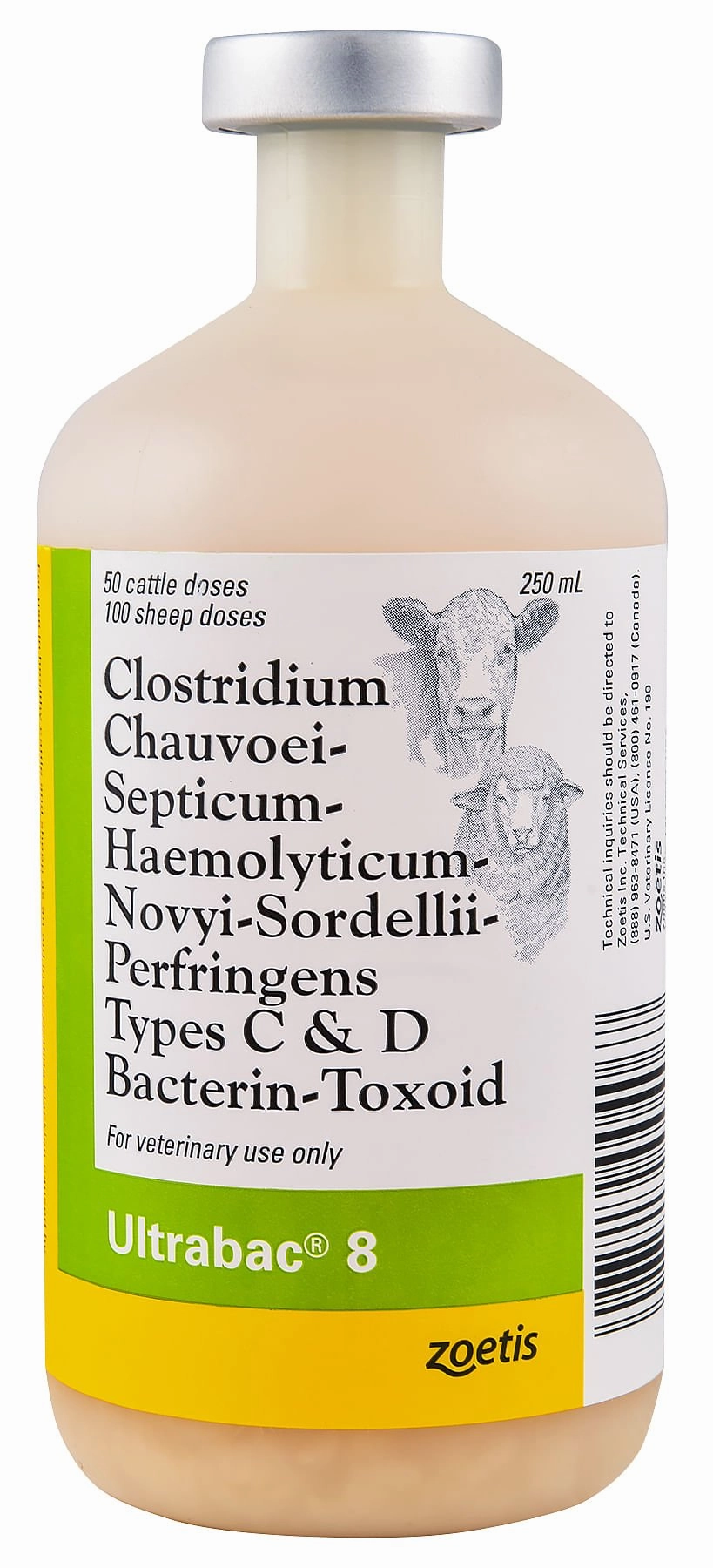 Ultrabac 8 Blackleg Vaccine for Cattle & Sheep