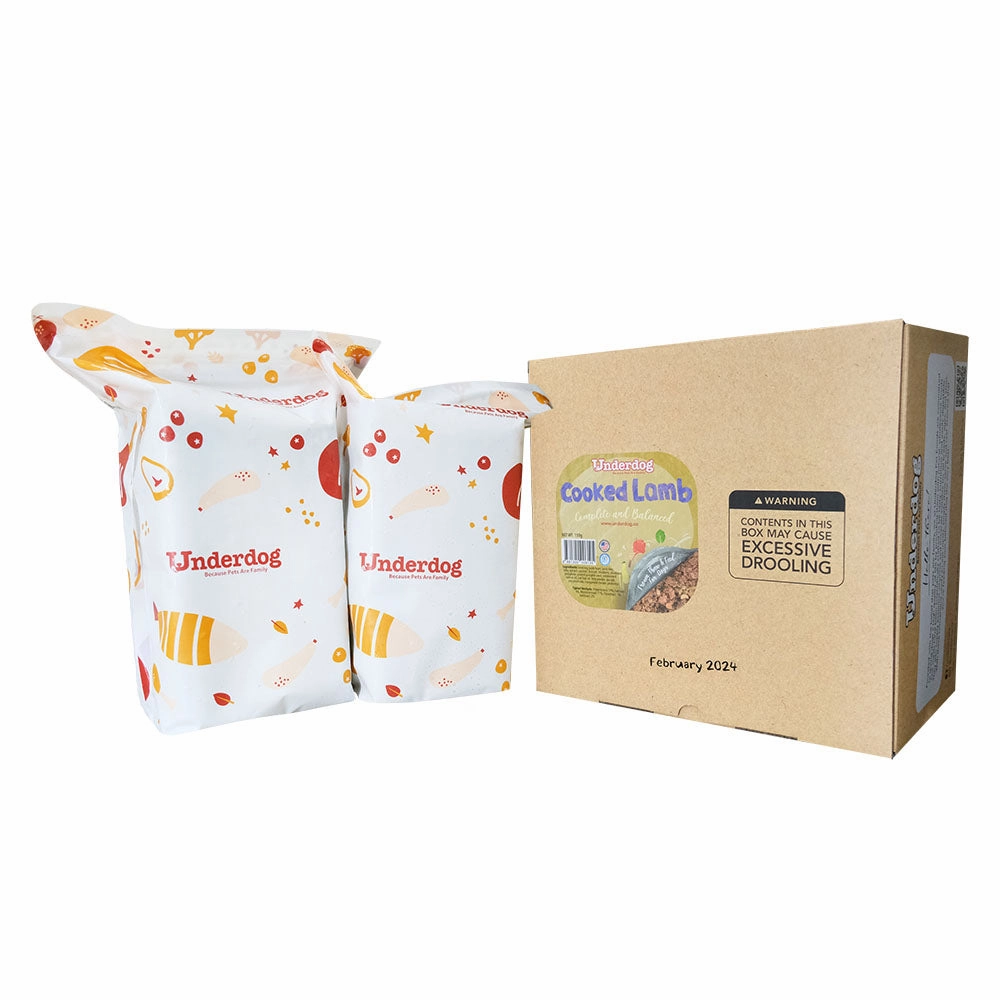 Underdog Raw Lamb Complete & Balanced Eco Pack Frozen Dog Food 3kg