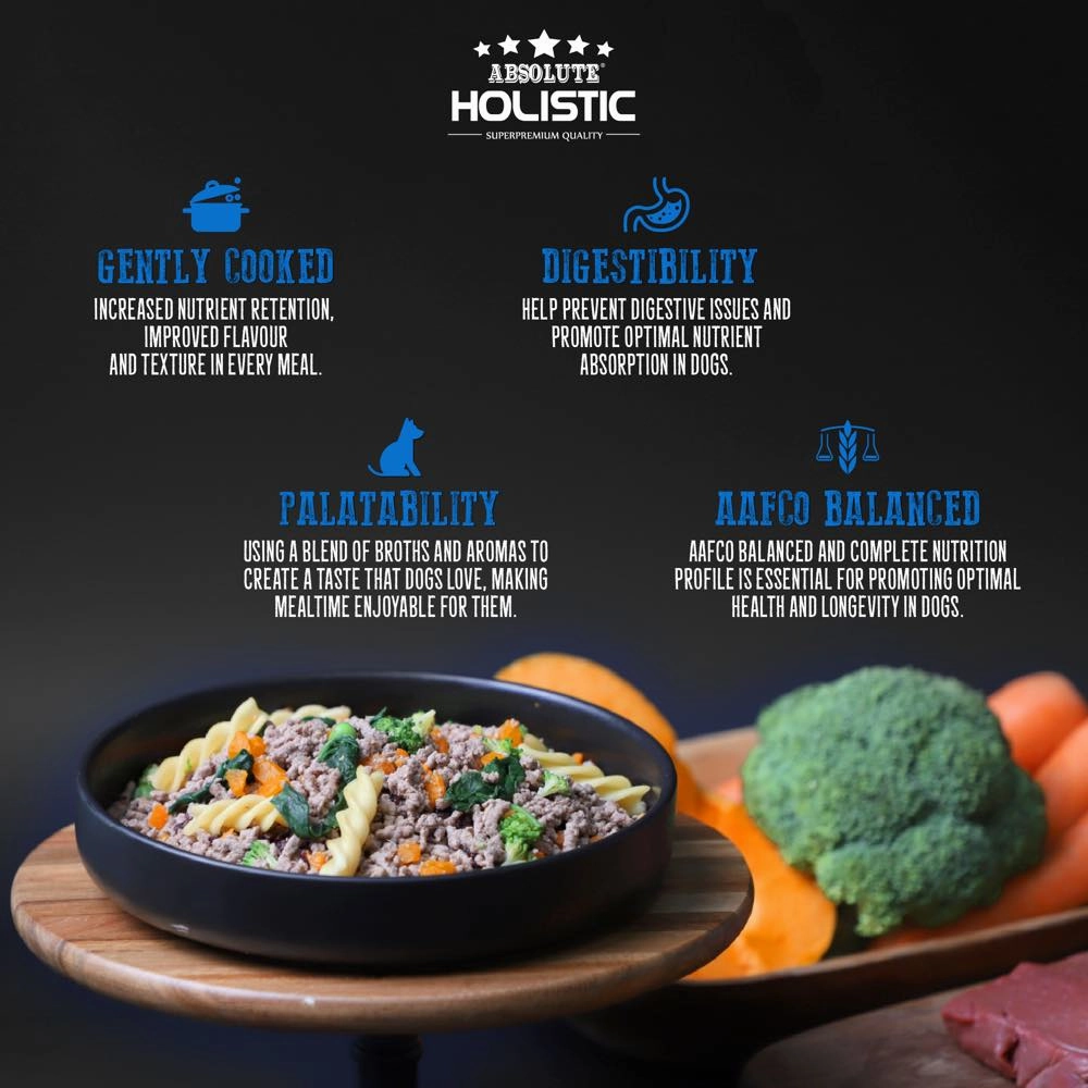 UP TO 35% OFF: Absolute Holistic Home Cooked Recipe Beef, Peas & Salmon Wet Dog Food