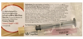 Vetera Gold XP   VEE (6-way   WNV) Horse Vaccine, Single Dose Vaccine for Horses