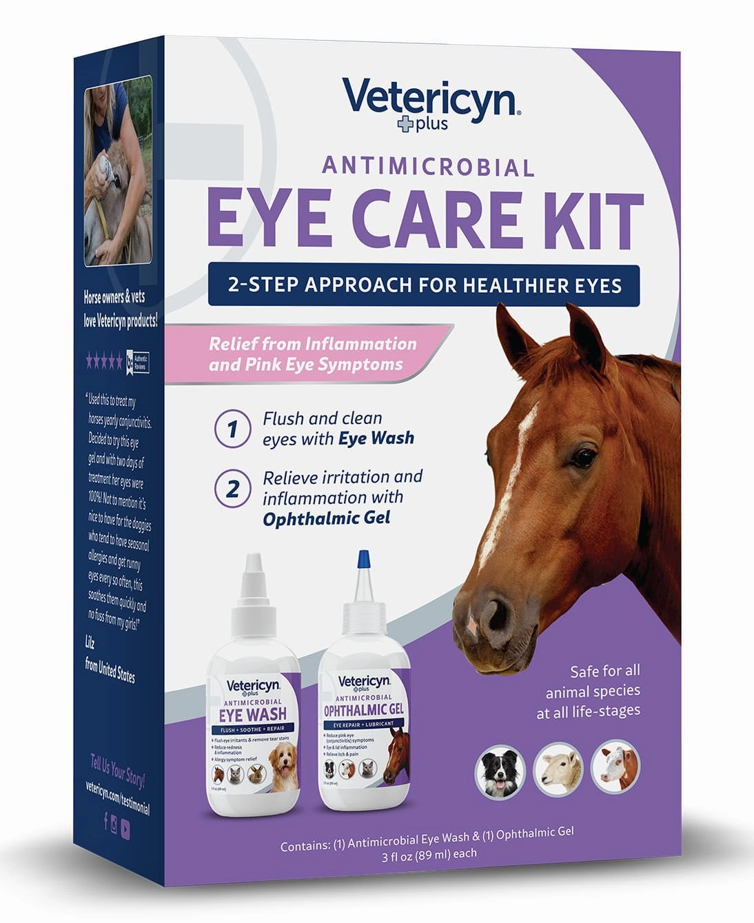 Vetericyn Plus Antimicrobial Eye Care Kit